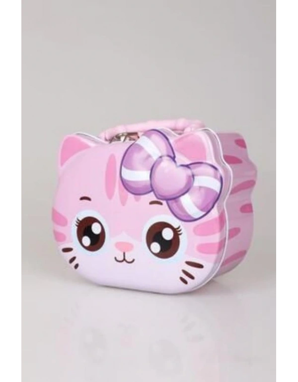 Kedi Metal Kilitli Kumbara