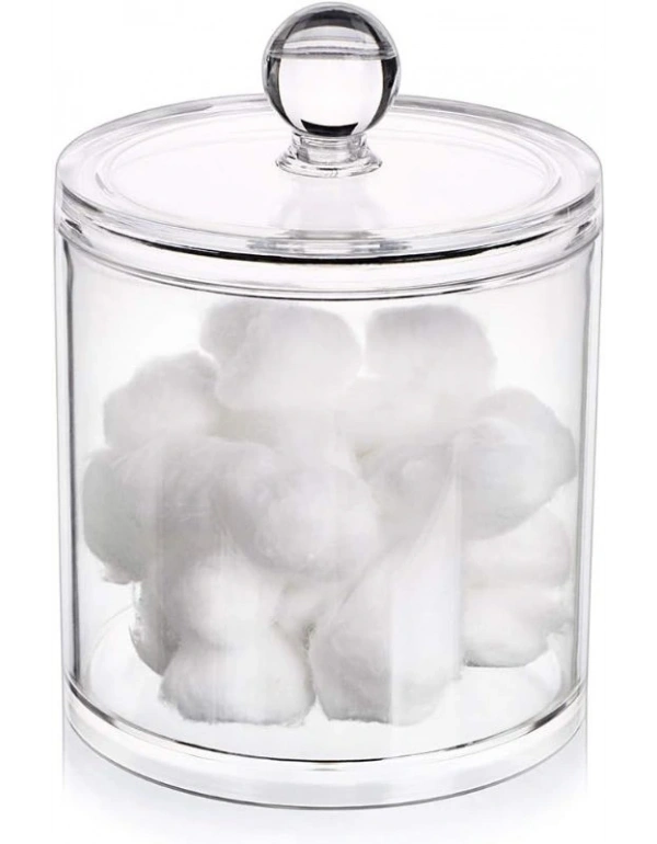 Tekli Kapaklı Makyaj Pamuk Organizeri