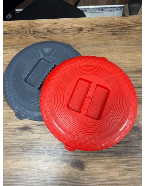 Yuvarlak Borcam Kapağı Gri