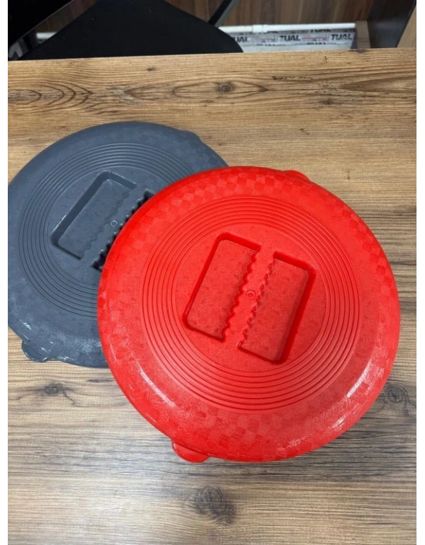 Yuvarlak Borcam Kapağı Kırmızı