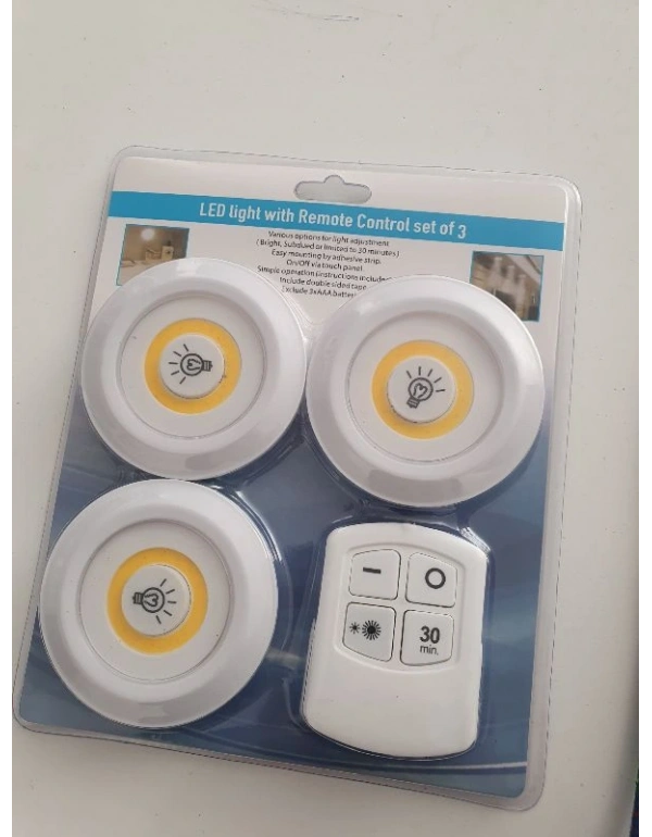 3Lü Kumandalı Led Lamba
