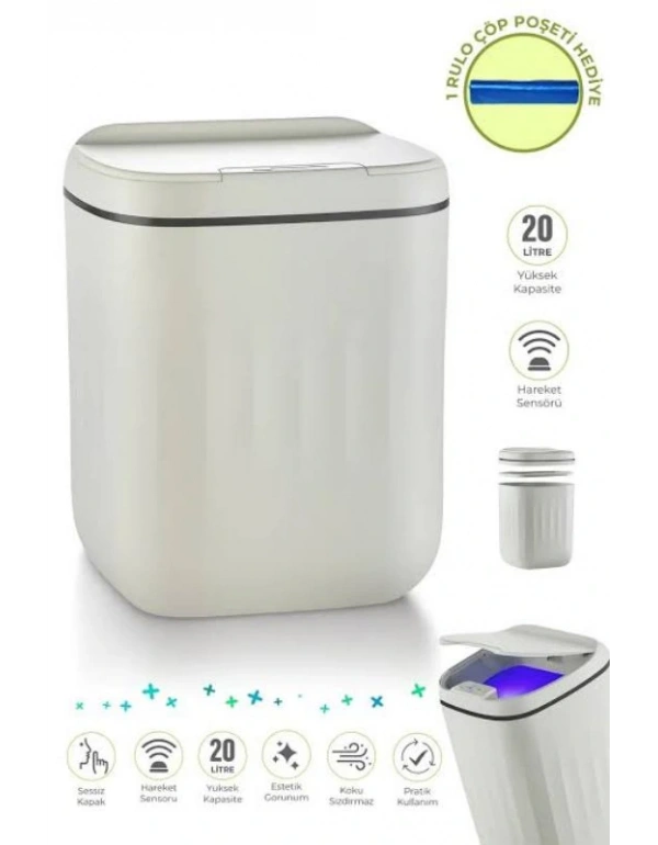 Sensörlü Çöp Kovası