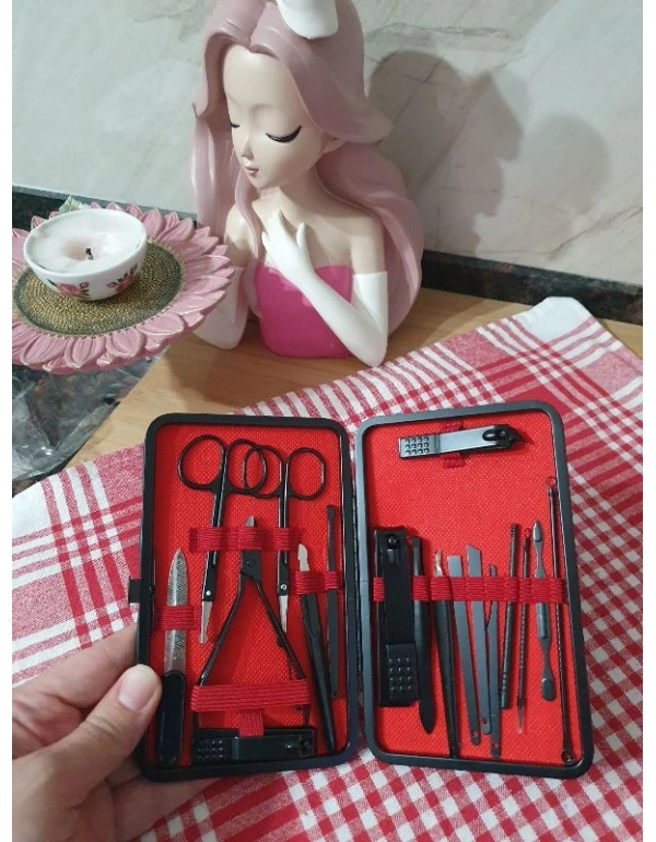 18 Parça Paslanmaz Çelik Pedikür Manikür Seti