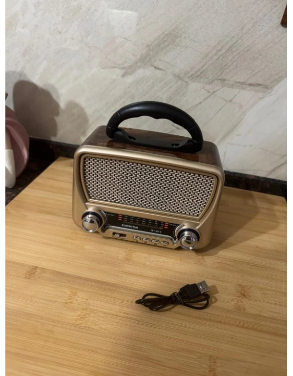 Şarjlı Güneş Enerjili Nostaljik Fenerli Radio