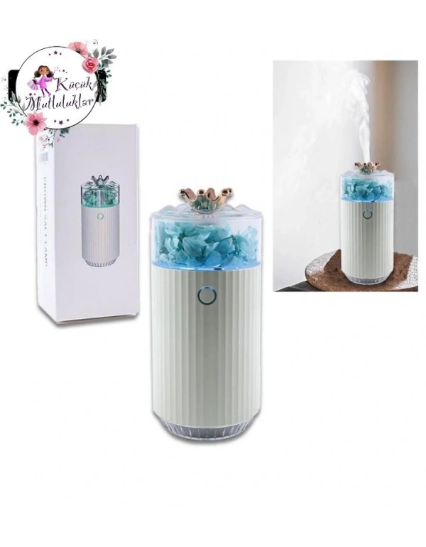 Çiçek Taç Dekor Şarjlı Hava Nemlendirici