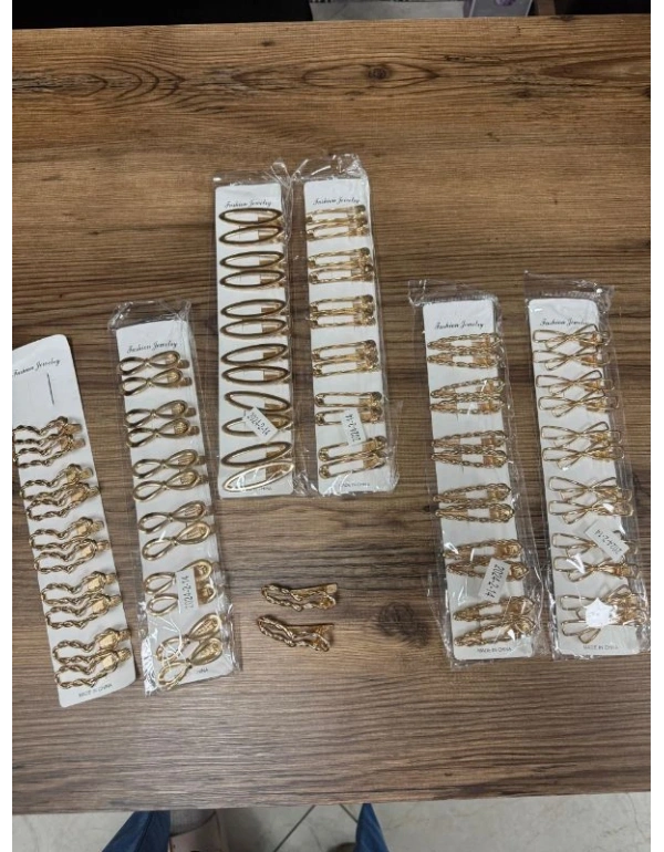 2li Metal Küçük Klips Gold Toka Km 2-14