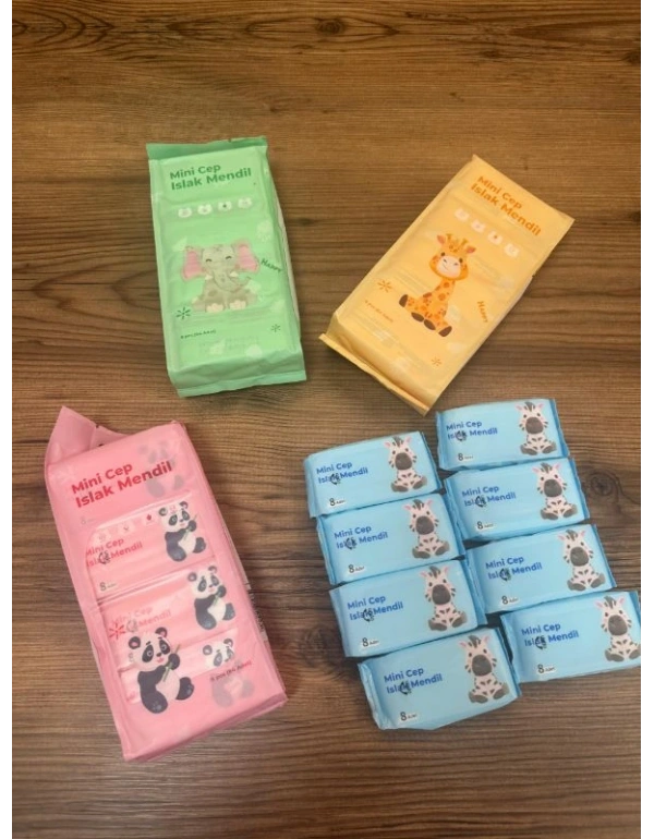 Paket İslak Mendil 8Li