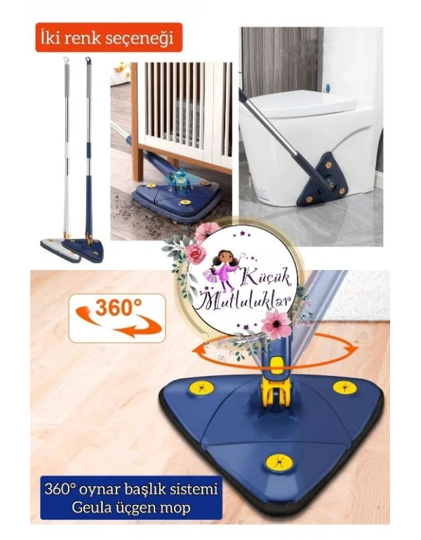 Kendinden Sıkmalı Üçgen Mop