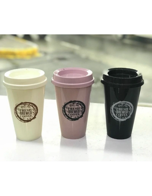 Plastik Kahve Kupası