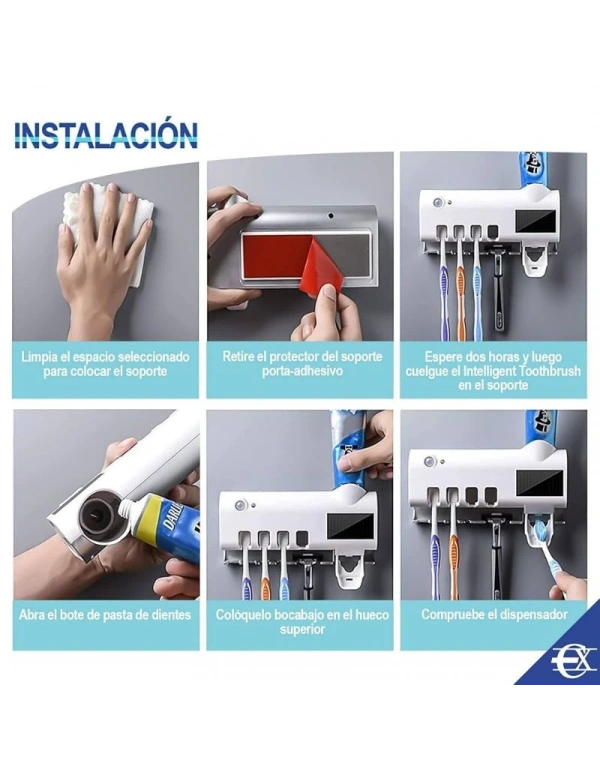 Ultraviyole Otomatik Diş fırçası Diş Macunu Tutucu Stand