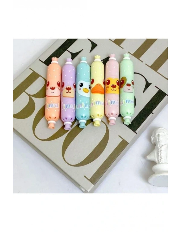 6lı Şeker Model Keçeli Kalem