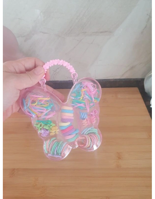 Kelebek Çantalı Toka Seti