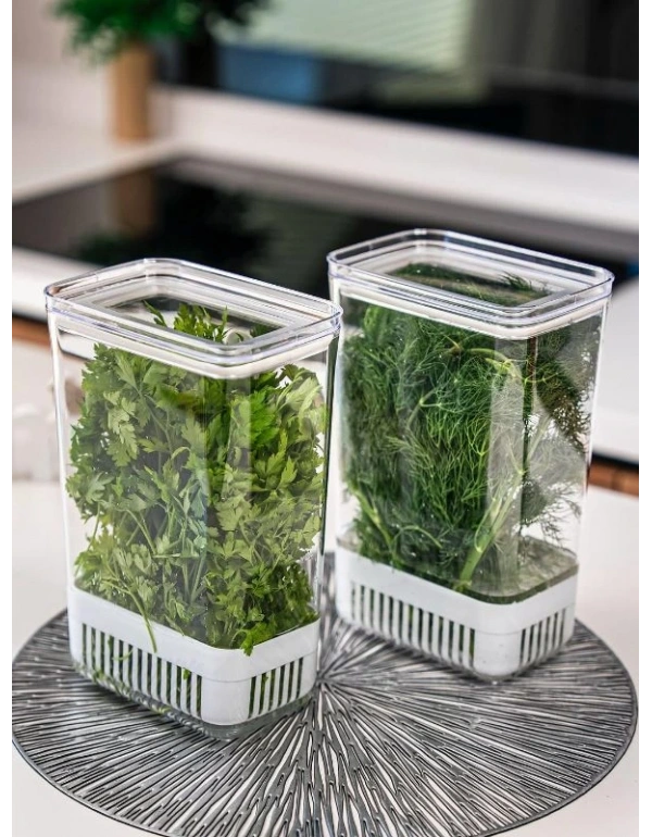 Yeşillik Saklama Kabı Süzekli