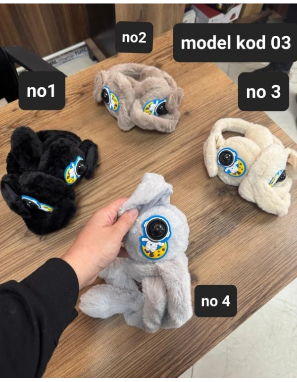 Peluş Kulaklık No 3 Astronot Işıklı