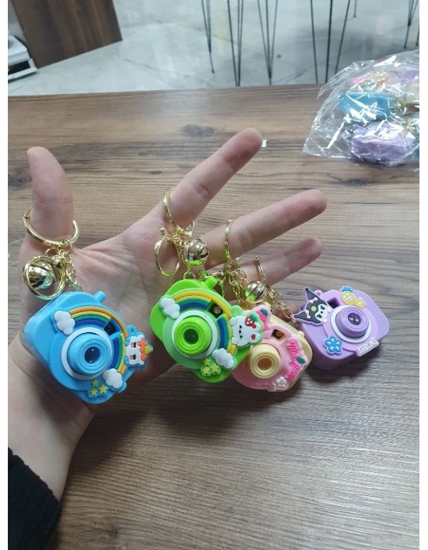 Fotoğraf Makinesi Projeksiyon Anahtarlık