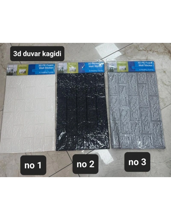 Tuğla Model Duvar Paneli Gri