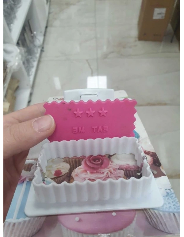 Silikon Tutmalı Kurabiye Damgası