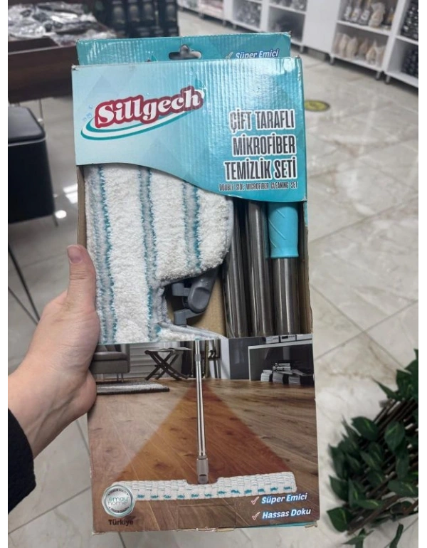 Silgech Çift Taraflı Mikrofiber Temizlik Seti