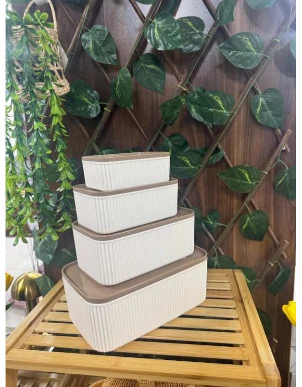 4lü Vera Saklama Kabı Dikdörtgen