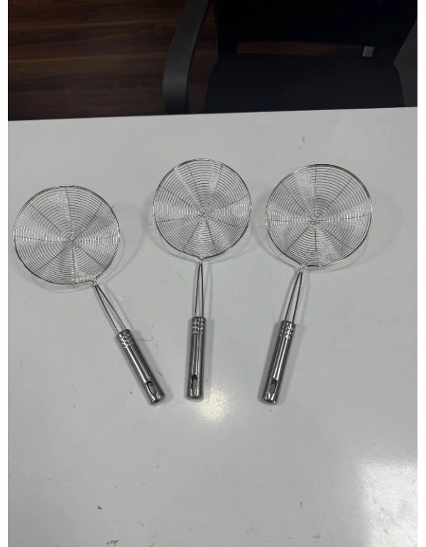 Metal Kızartma Kevgir 16 Cm