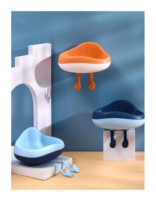 Bulut Sabun Askısı Sabunluk Mavi Pembe