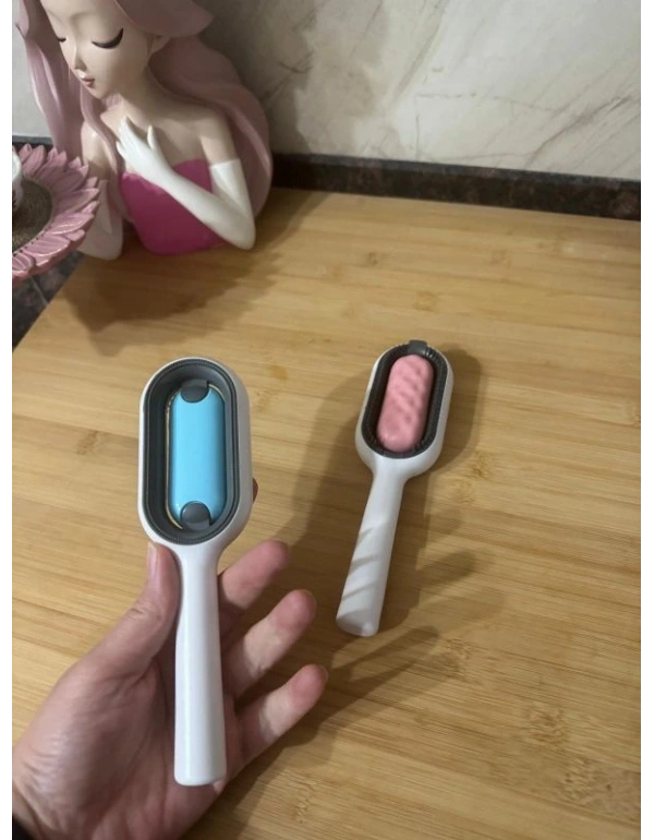 Hazneli Kedi Köpek Duş Tarak Pembe Mavi