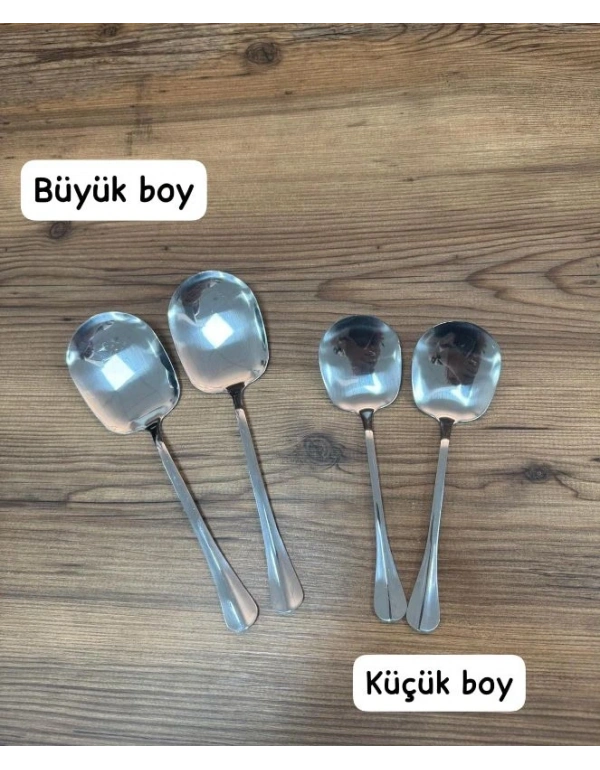 Küçük Boy Gümüş Servis Kaşık BYS