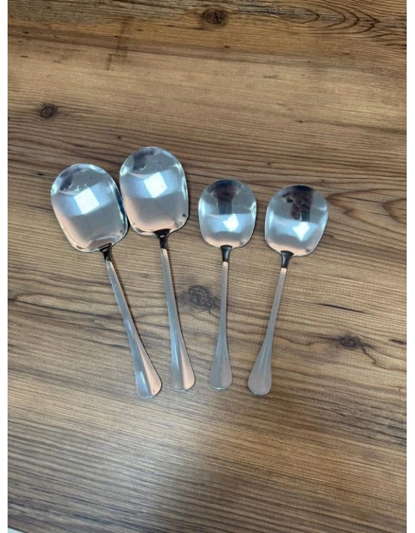 Büyük Boy Gümüş Servis Kaşık bys