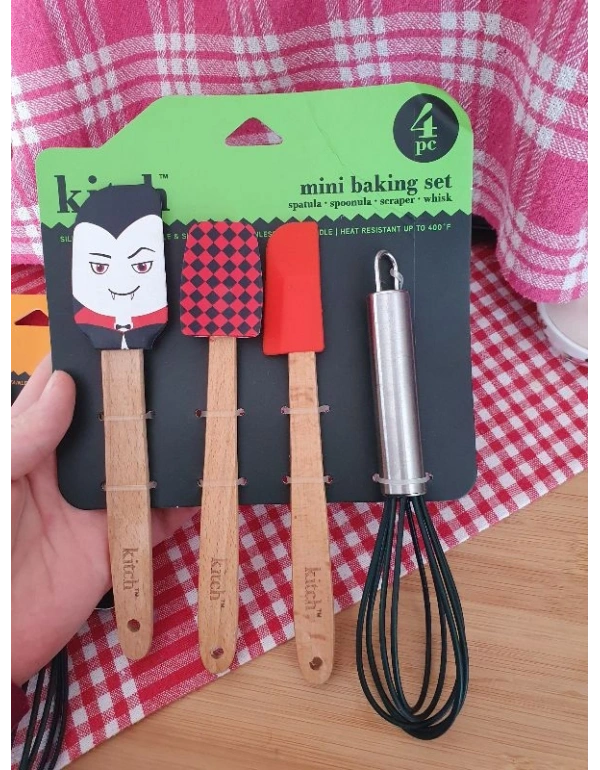 Silikon 4 Parça Mutfak Seti Çırpıcılı