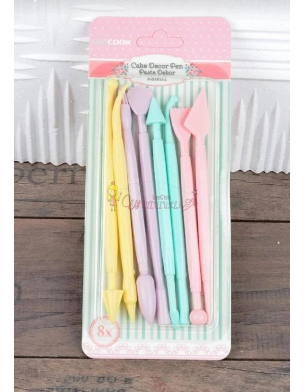 Pada Pasta Dekor Kalem Seti 8 Parça