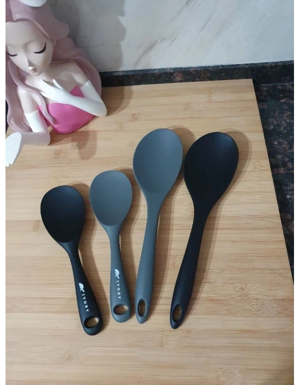 Büyük Boy Pilav Kaşık siyah