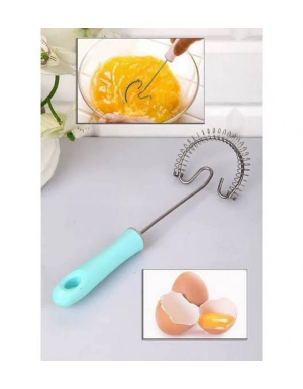 Plastik Saplı Yaylı Çırpıcı Beyaz