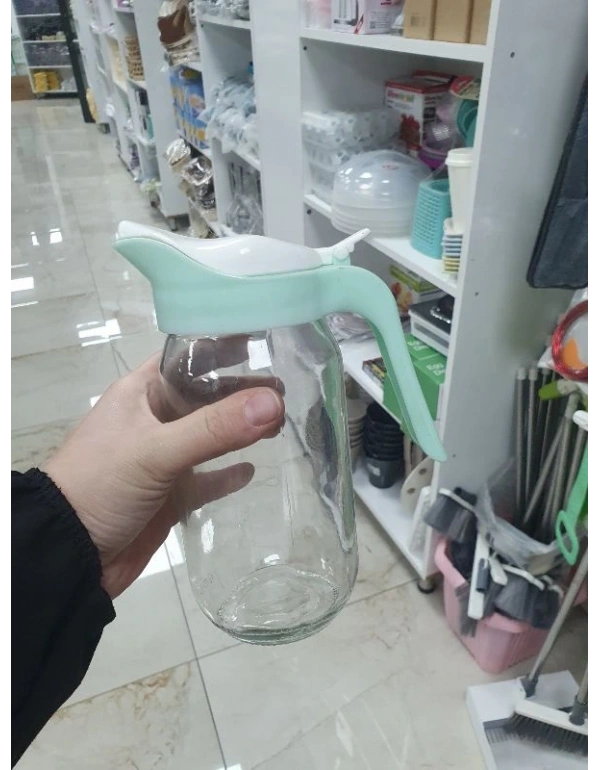 Plstik Kapak Cam Sürahi