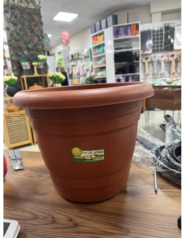 Saksı Kahve Model NO 6 Büyük Battal Boy