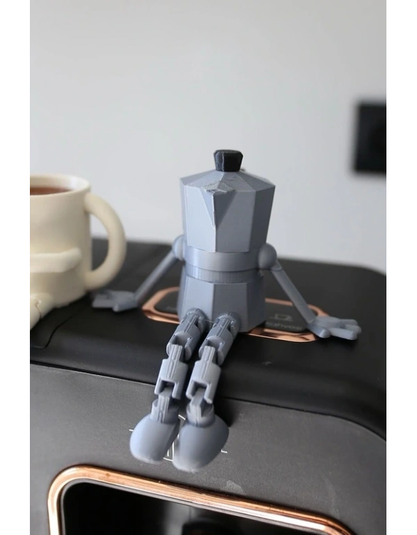 Kahve Makınesi Sevimli Mini Kahve Köşesi Obje Biblo