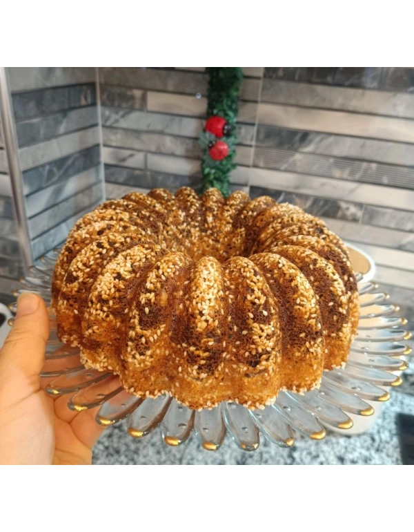 Hamarat Döküm Dilimli Kek Kalıbı Gold