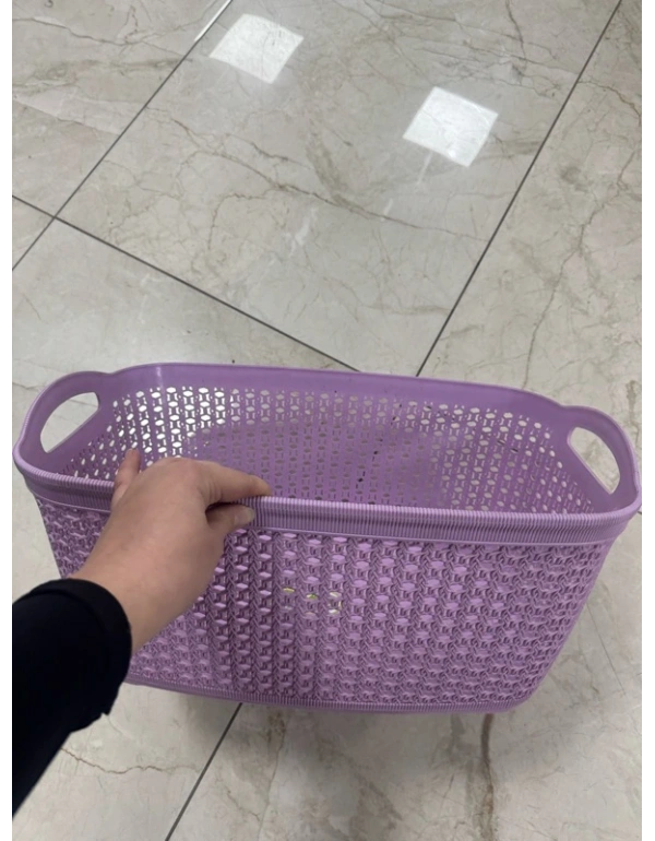 28Lt Çamaşır Sepet Örgü