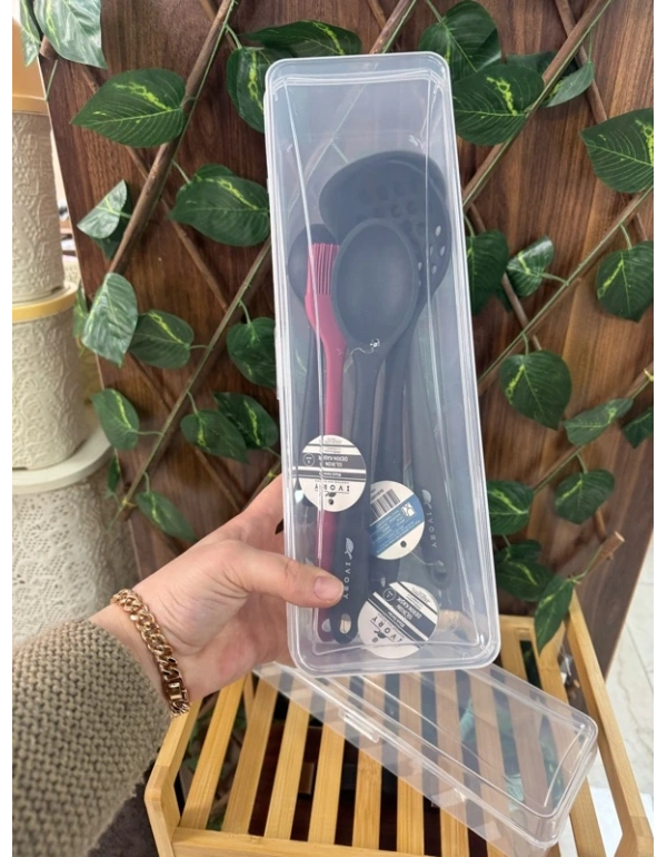 T. 2Li Servis Gereçleri Organizer Şeffaf 37x12x8 CM