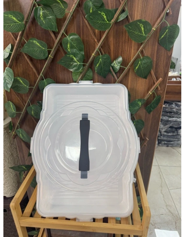 T. Dörtlü Pasta Börek Borcam Taşıma Kabı Saklama Kabı