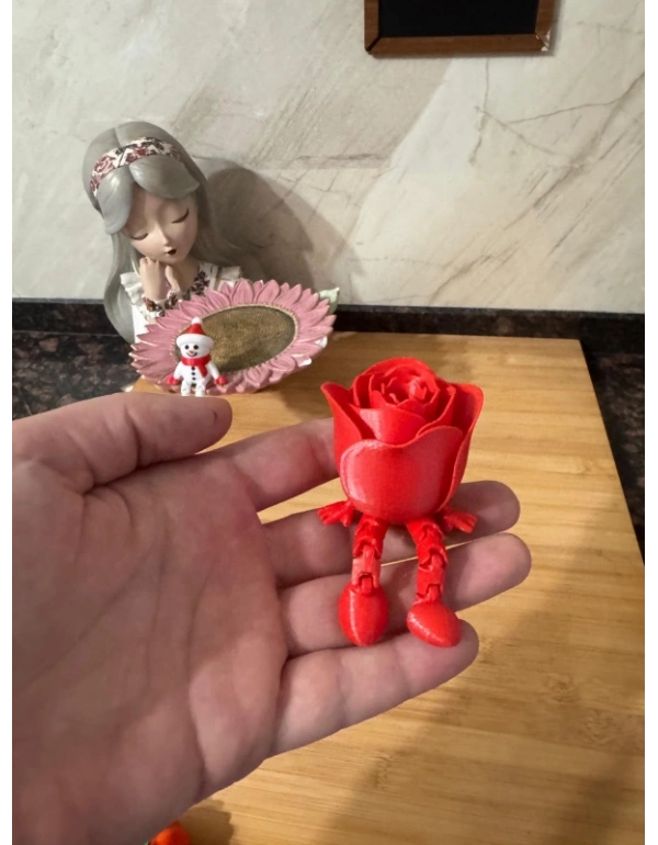 Gül Model Sevimli Mini Kahve Köşesi Obje Biblo