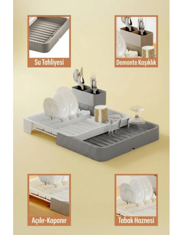 Brns Sürgülü Bulaşıklık