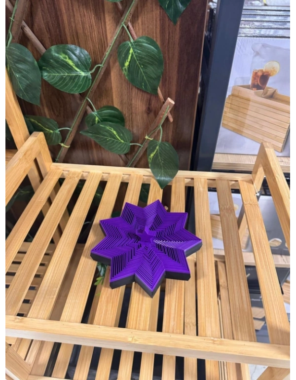 Spiral Stres Oyuncağı Dönebilen Geometrik Dekoratif Obje Masa Üstü Aksesuar