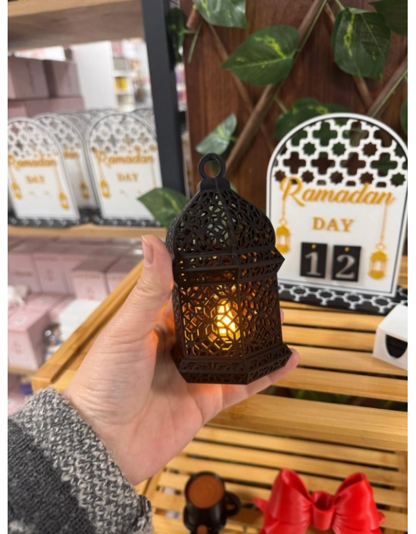 Km Group Fener Kandil Geleneksel Motifli