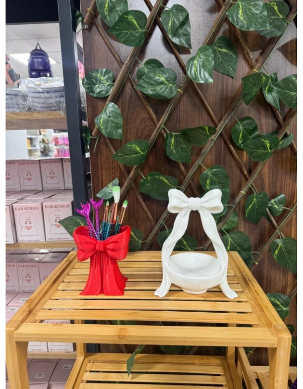 Fiyonk Fırçalık Kalemlık Mini Vazo