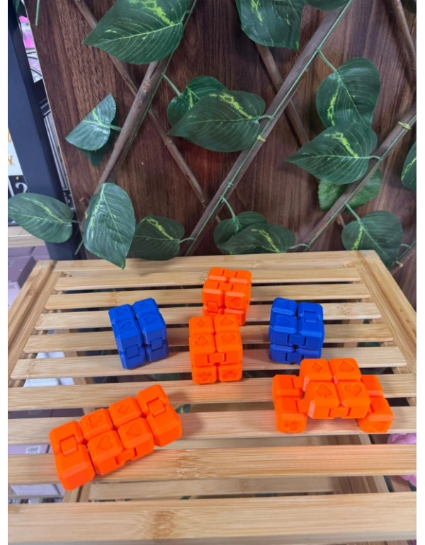 Sonsuz Küp Stres Küpü Renk Mavi Turuncu