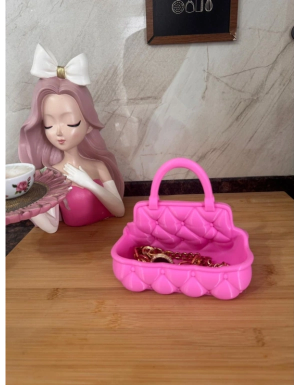 Km Group Yarım Çanta Model Fırçalık Takılık Makyaj Organizeri 15 x 15 Cm