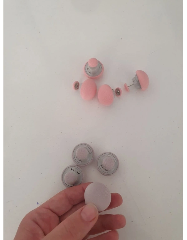 Düz Mantar Nevresim Sabitleme pembe  4Lü