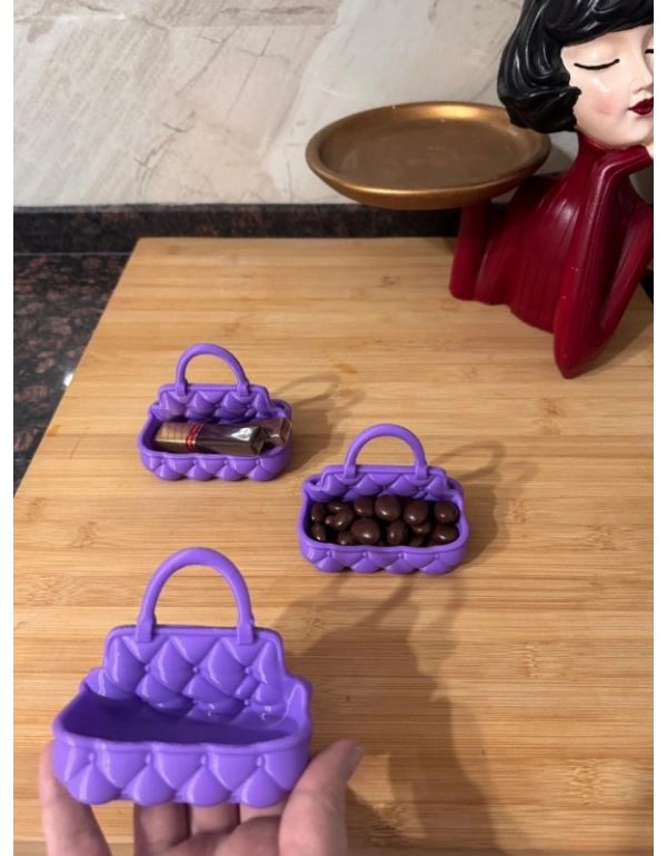 Km Group Mini Çanta Model Şekerlik Lokumluk 9 cm