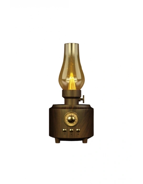 Nostaljik Gaz Lambalı Görünümlü Klasik Retro Ses Bombası Radio