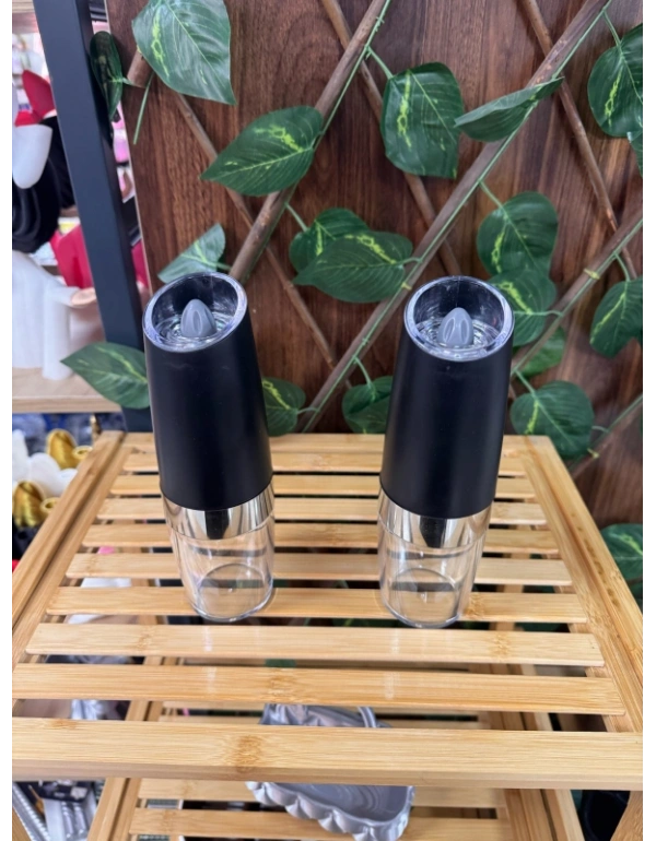 Otomatik Siyah Baharat Öğütücü Plastik